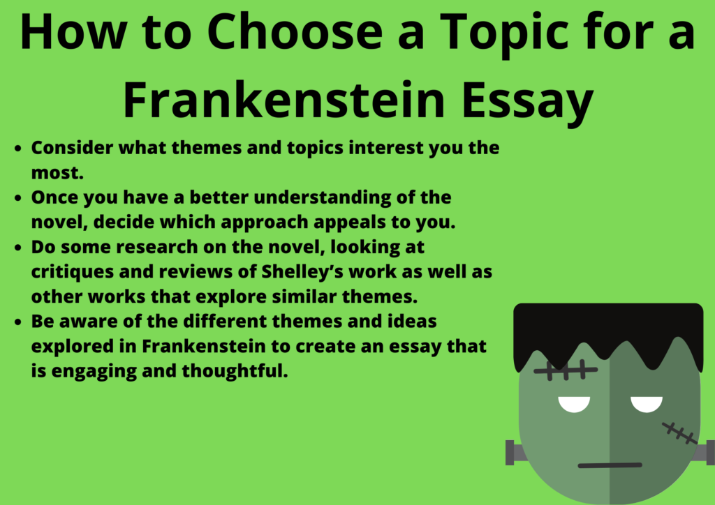 Choose a Topic for a Frankenstein Essay